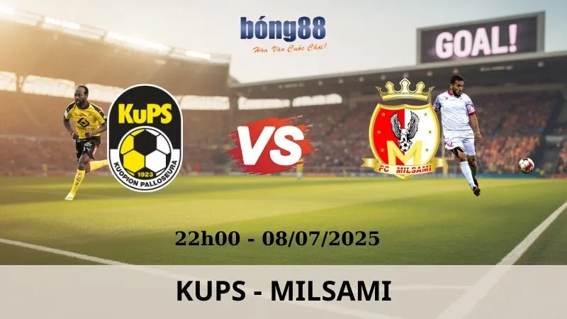 Nhận Định Bóng Đá - KuPS vs Milsami 08/07/2025 Nhận Định Bóng Đá - KuPS vs Milsami 08/07/2025