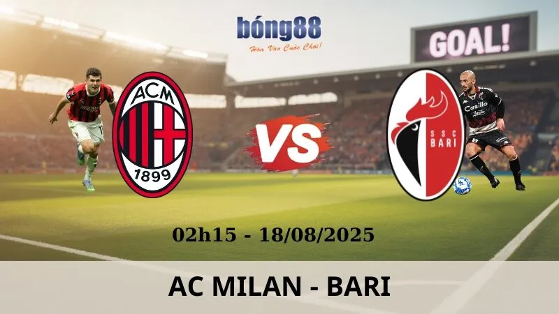 Soi Kèo Bóng Đá - AC Milan vs Bari 18/08/2025